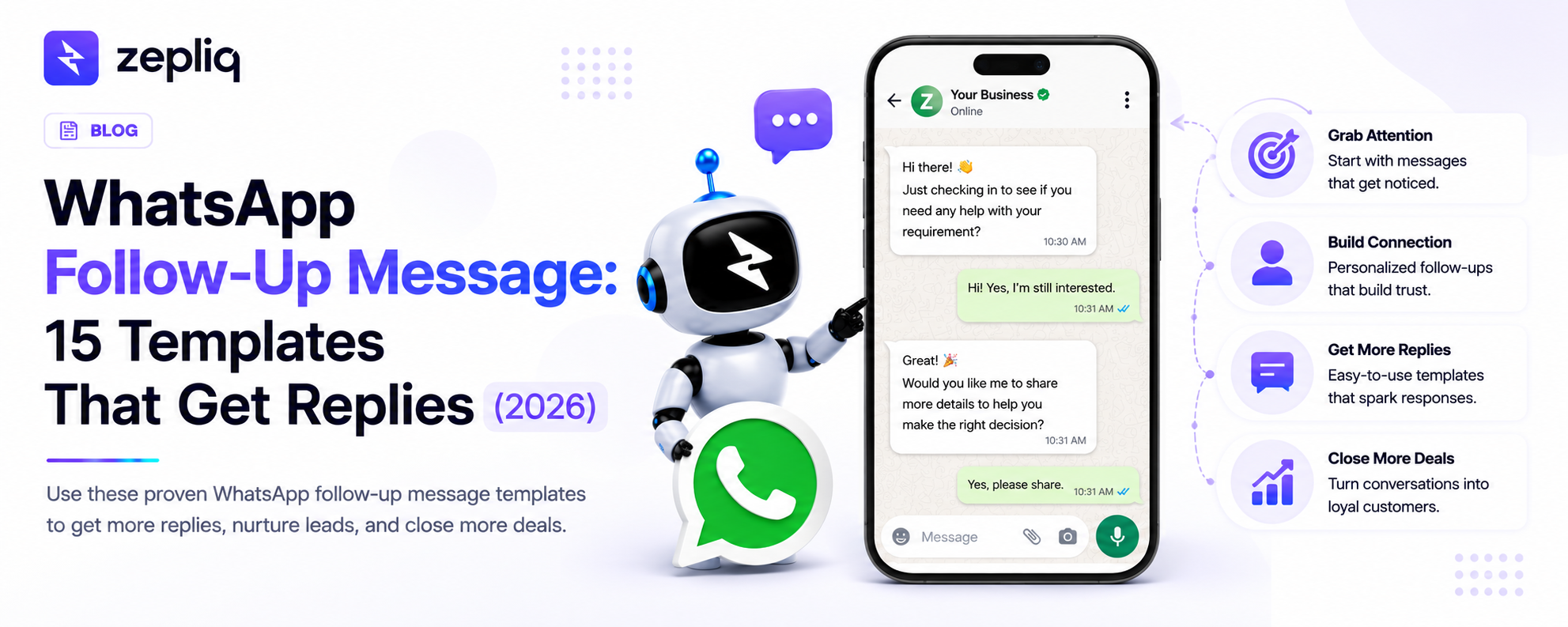 WhatsApp Follow-Up Message: 15 Templates That Get Replies 2026